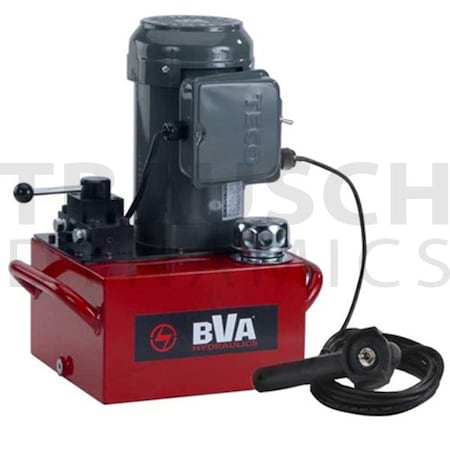 Bva Hydraulics EPump, 15 Hp, 5 Gallon, 4W3P Manual, PE50W4L05A PE50W4L05A